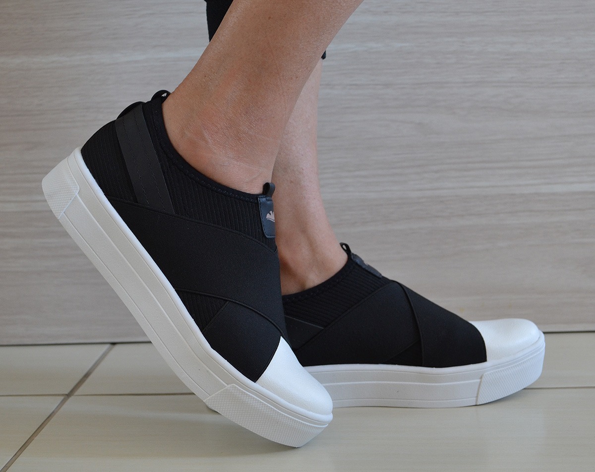 slip on flatform feminino