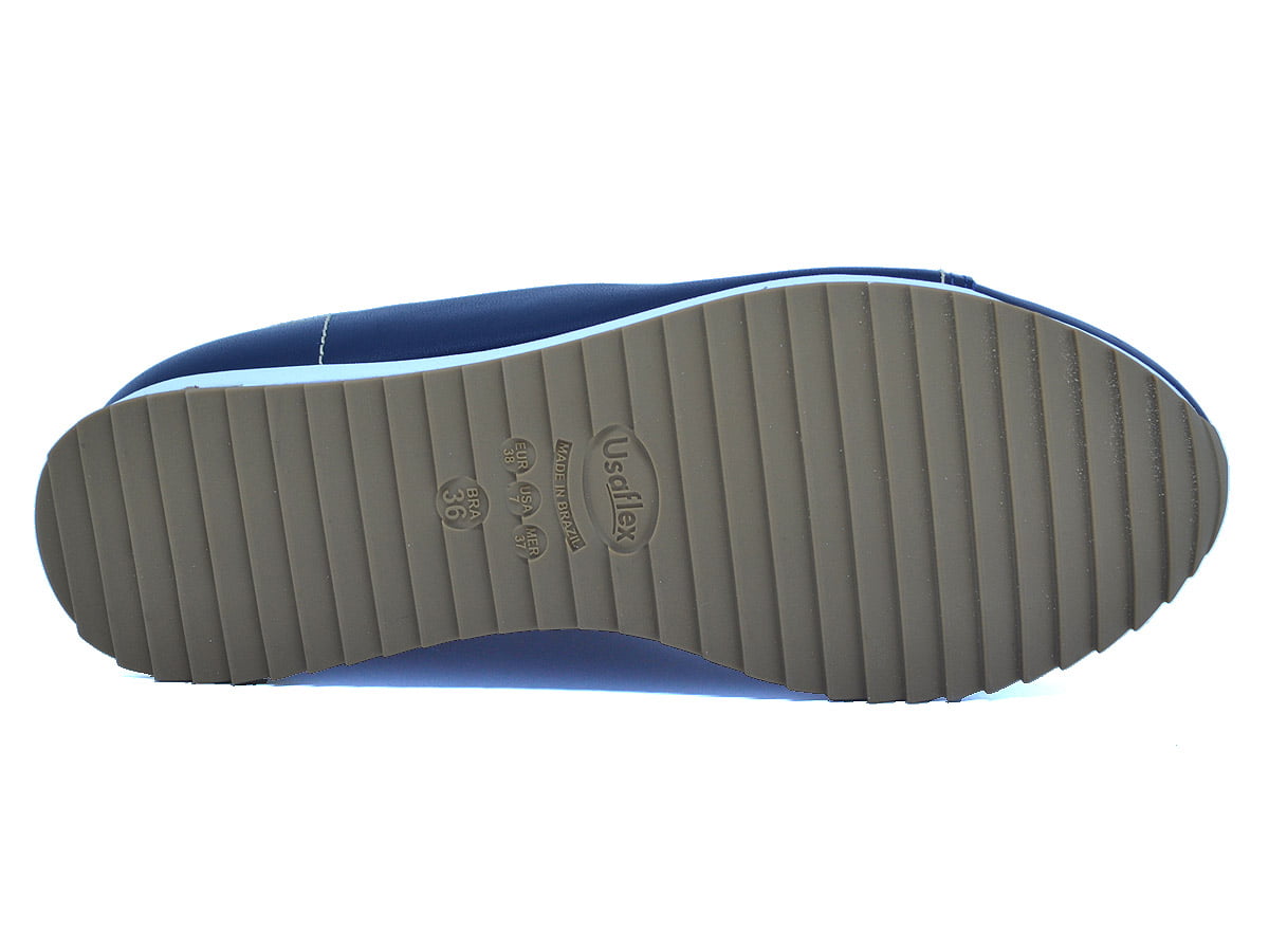 Tênis Casual Feminino Couro Conforto Original Usaflex V9109 - Loja Elza  Calçados